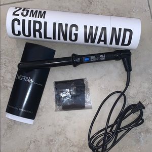 25mm curling wand with gloves 🧤